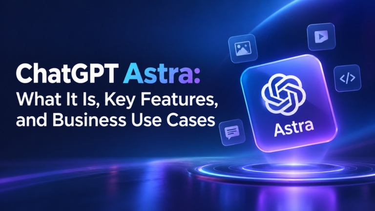 ChatGPT Astra (GPT-6 Astra) interface showing an AI business automation workflow