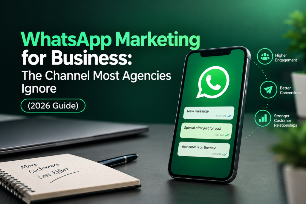 WhatsApp Marketing for Business: The Channel Most Agencies Ignore (2026 Guide)
