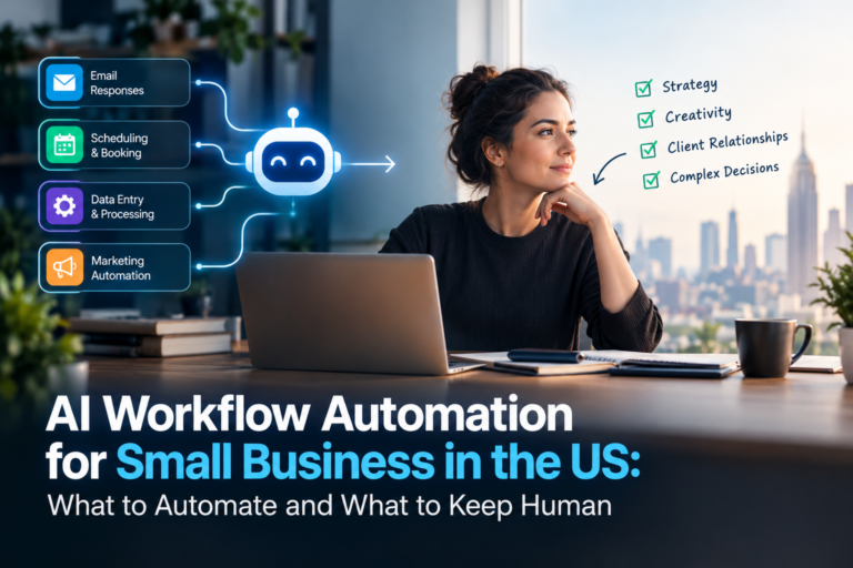 AI Workflow Automation for Small Business in the US: What to Automate and What to Keep Human