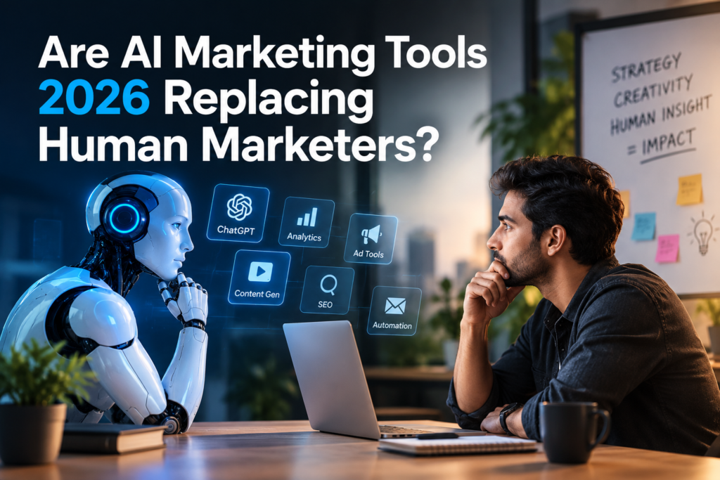 Are AI Marketing Tools 2026 Replacing Human Marketers