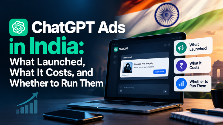 ChatGPT ads in India cost and targeting guide